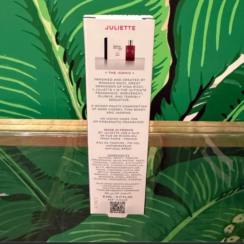 NWT Juliette Has A Gun Juliette 5mL Mini Travel Spray